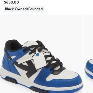 Only worn once OFF WHITE great condition size 43/10 men